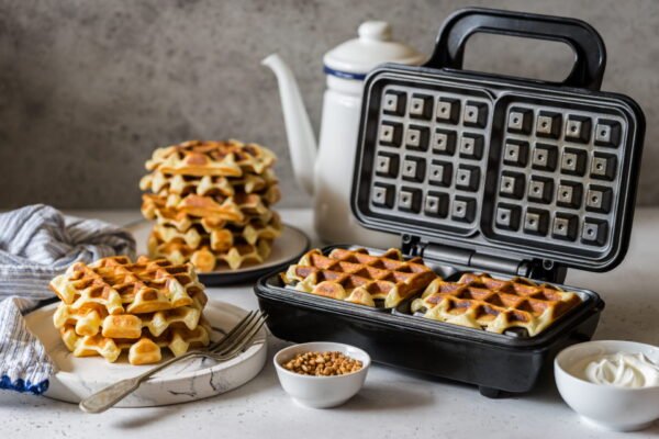 stainless steel waffle maker